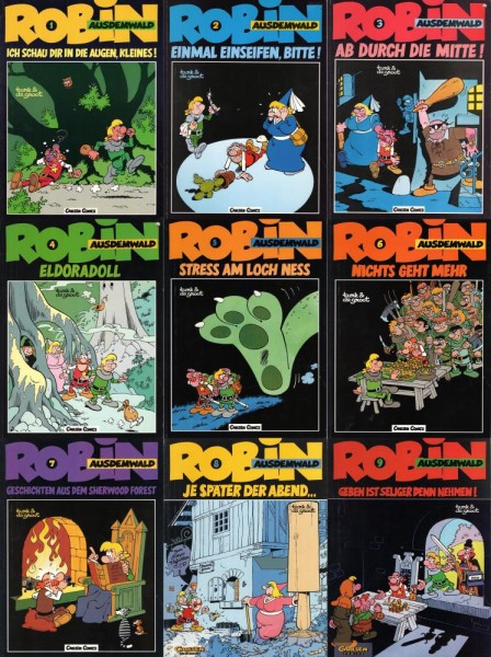 Robin Ausdemwald 1-9 (Z1, 1. Aufl.), Carlsen