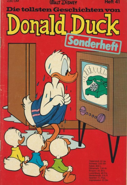 Die tollsten Geschichten von Donald Duck Sonderheft 41 (Z1-), Ehapa