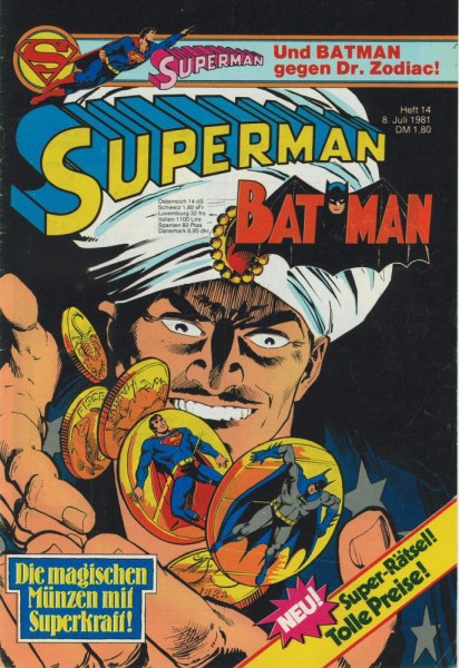 Superman 1981/ 14 (Z1, Sm), Ehapa