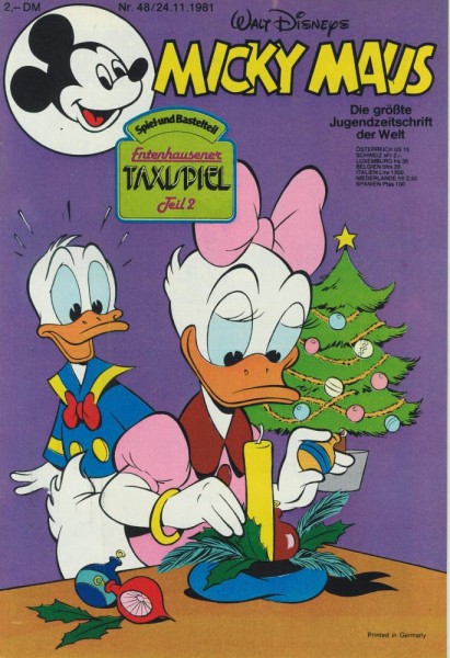 Micky Maus 1981/ 48 (Z0-1), Ehapa