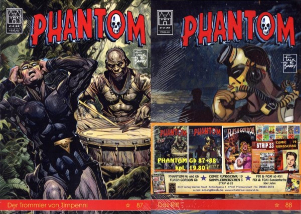 Phantom 87.-88. Abenteuer, ECR-Verlag