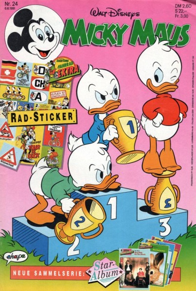 Micky Maus 1991/ 24 (Z0-1), Ehapa
