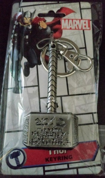 Marvel Schlüsselanhänger Motiv 10: Thor Hammer Metall