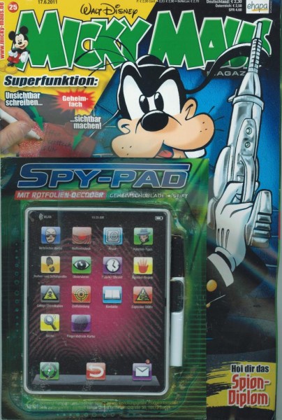 Micky Maus 2011/ 25 (Z1-2), Ehapa