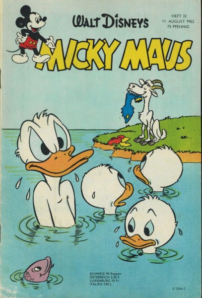 Micky Maus 1962/ 32 (Z1-2), Ehapa
