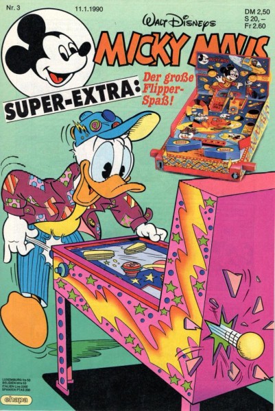 Micky Maus 1990/ 3 (Z0-1), Ehapa
