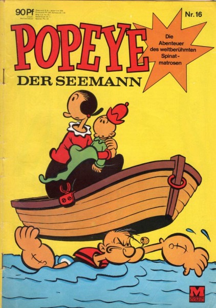 Popeye - Der Seemann 16 (Z2), Moewig