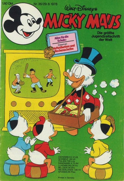 Micky Maus 1978/ 35 (Z1-2), Ehapa