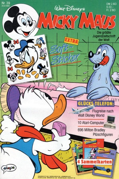 Micky Maus 1990/ 39 (Z0-1), Ehapa