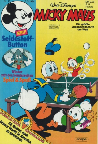 Micky Maus 1984/ 10 (Z1), Ehapa