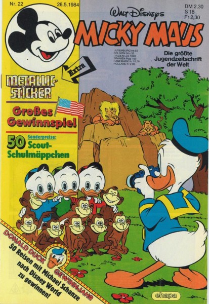 Micky Maus 1984/ 22 (Z1), Ehapa