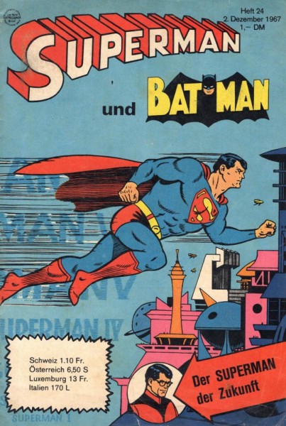 Superman 1967/ 24 (Z1-2), Ehapa