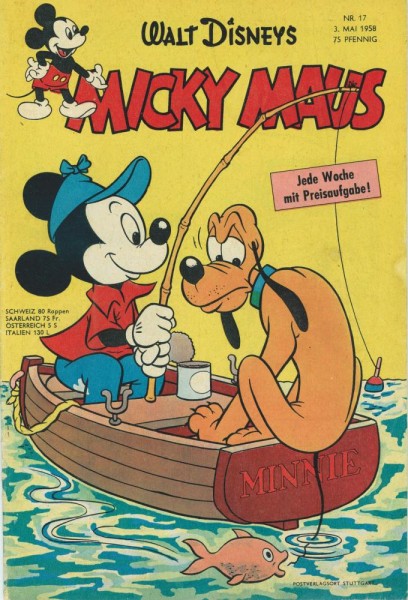 Micky Maus 1958/ 17 (Z1-2), Ehapa