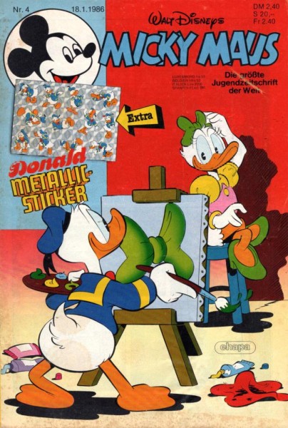 Micky Maus 1986/ 4 (Z1-2), Ehapa