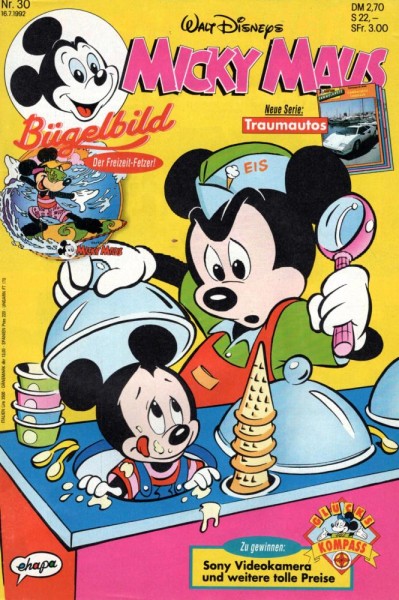 Micky Maus 1992/ 30 (Z0-1), Ehapa