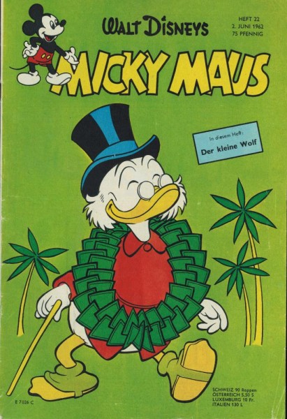 Micky Maus 1962/ 22 (Z2, Sm), Ehapa