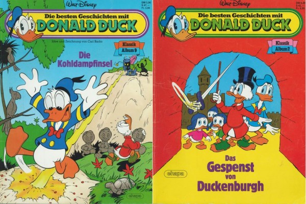 Die besten Geschichten mit Donald Duck - Klassik Album Konvolut (Z1-2), Ehapa