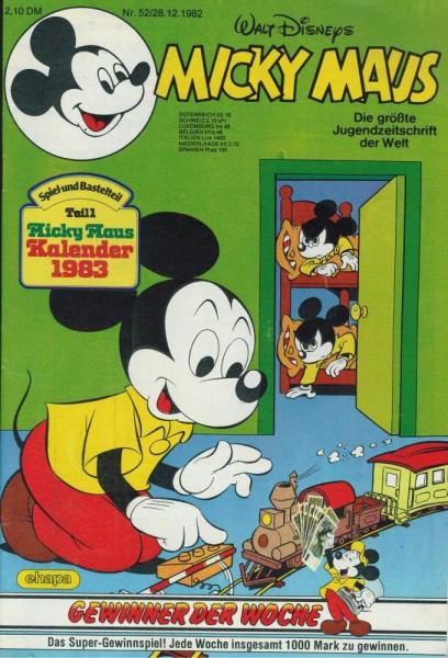 Micky Maus 1982/ 52 (Z2), Ehapa