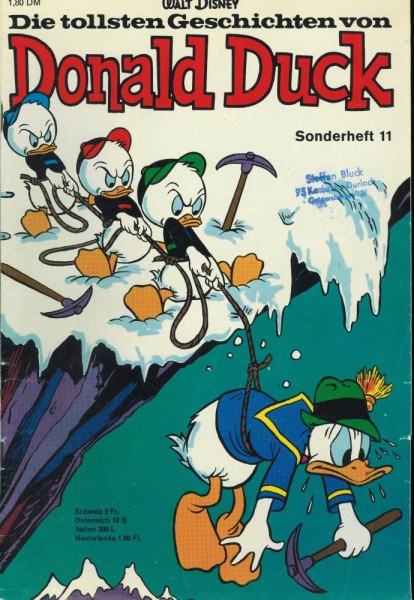 Die tollsten Geschichten von Donald Duck Sonderheft 11 (Z1-, St), Ehapa