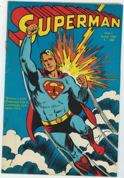 Superman 1967/ 1 (Z3-4/4), Ehapa