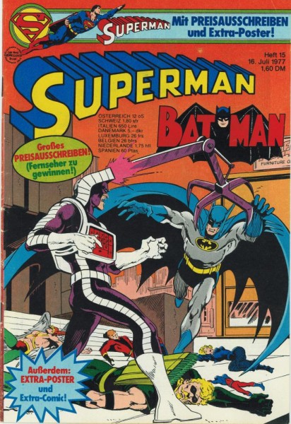 Superman 1977/ 15 (Z1), Ehapa
