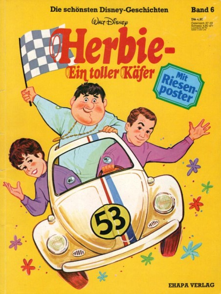 Die schönsten Disney Geschichten 6 (Z1-2, 1. Auflage), Ehapa