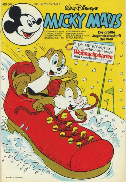 Micky Maus 1977/ 50 (Z1), Ehapa