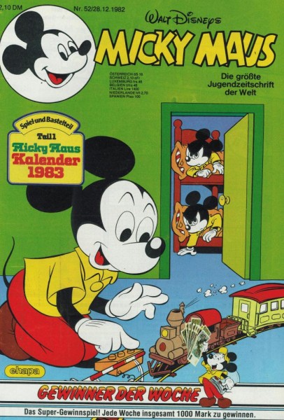Micky Maus 1982/ 52 (Z1), Ehapa
