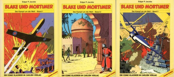 Blake und Mortimer - Carlsen Classics 1-3 (Z1-, 1. Auflage), Carlsen