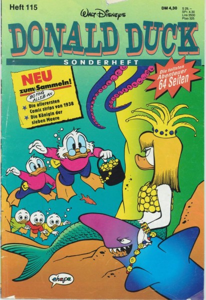 Die tollsten Geschichten von Donald Duck Sonderheft 115 (Z2), Ehapa