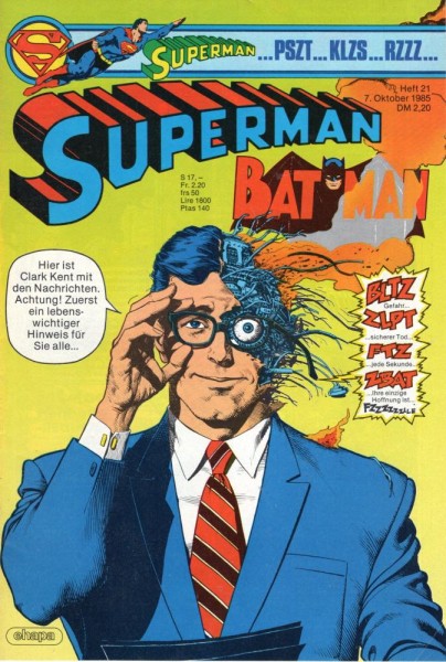 Superman 1985/ 21 (Z0), Ehapa