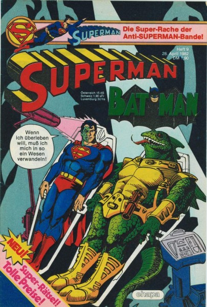 Superman 1982/ 9 (Z1), Ehapa