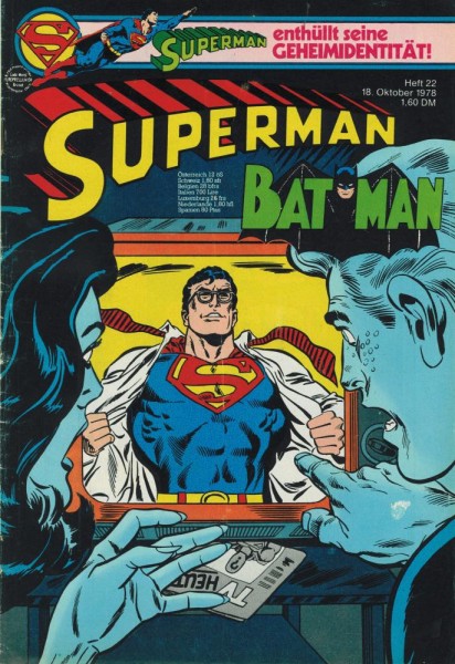 Superman 1978/ 22 (Z2), Ehapa