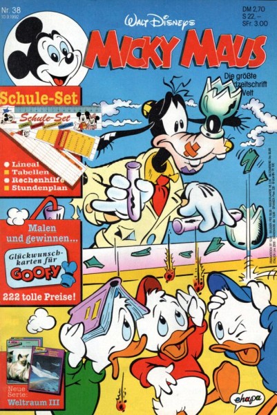 Micky Maus 1992/ 38 (Z0-1), Ehapa