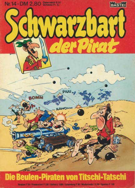 Schwarzbart der Pirat 14 (Z1-2), Bastei