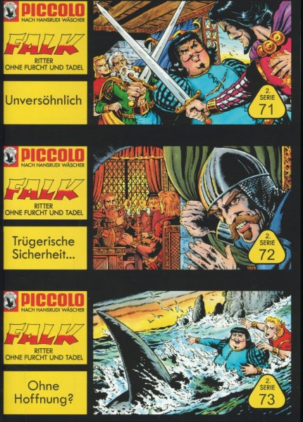 Falk Piccolo 2. Serie Zusammendrucke 71-73, Ingraban Ewald