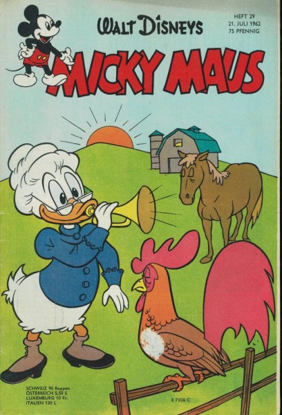 Micky Maus 1962/ 29 (Z1-2/2, Sm), Ehapa