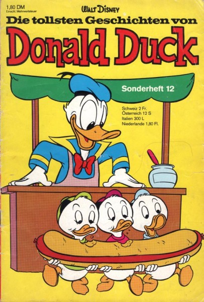 Die tollsten Geschichten von Donald Duck Sonderheft 12 (Z2), Ehapa