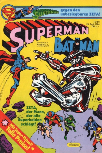 Superman 1984/ 9 (Z1), Ehapa
