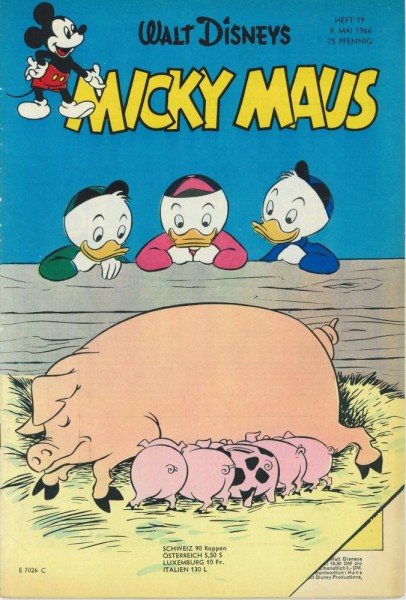 Micky Maus 1964/ 19 (Z1, Sm), Ehapa