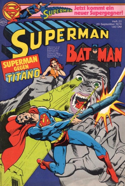 Superman 1978/ 20 (Z1), Ehapa