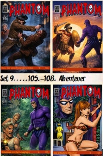 Phantom 105.-108. Abenteuer, ECR-Verlag
