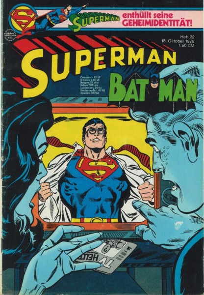 Superman 1978/ 22 (Z1-2, Sz), Ehapa
