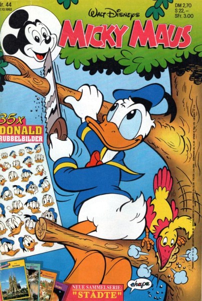 Micky Maus 1992/ 44 (Z0-1), Ehapa