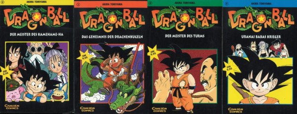 Dragon Ball 1-9 (Z1, 1. Auflage), Carlsen