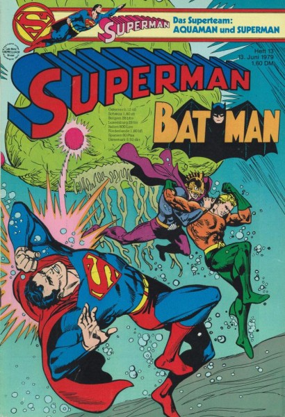 Superman 1979/ 13 (Z1, Sm), Ehapa