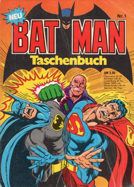 Batman Taschenbuch 1 (Z1-2), Ehapa