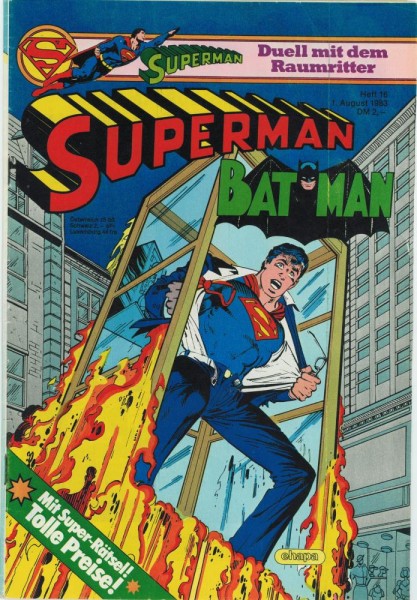 Superman 1983/ 16 (Z1-2), Ehapa
