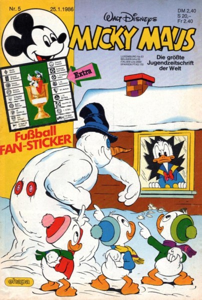 Micky Maus 1986/ 5 (Z1), Ehapa