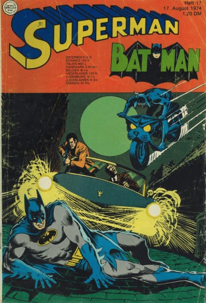 Superman 1974/ 17 (Z2-3, Sz, Sm), Ehapa